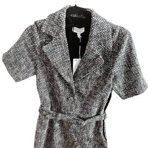 NWT - Gorgeous Tweed Winter Mini Dress with Belt